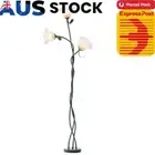 Lily Floor Lamp LED Standing Corner Lamp for Living Room Bedroom (UK 3 Head)