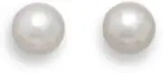 [JewelryWeb] Grade Aaa 4.5 5mm Freshwater Cultured Akoya Pearl Earrings With White Gold Posts and-Earrings Backs Stud Earring for Women