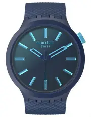 [Swatch] Indigo Glow Watch in Blue