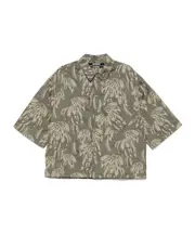Jacquemus The Aloe Banana Jacquard Boxy Shirt IT52,IT50,IT48 Green