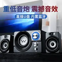 在飛比找樂天市場購物網優惠-桌面音響 喇叭 電腦音箱 賽達SADA藍牙電腦音響 臺式家用