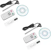 Mellisso 2X USB 2.0 Digital DVB-T/T2 SDR++FM HDTV TV Tuner Receiver Stick