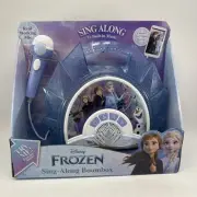 Disney’s Frozen 2 Sing Along Boombox Karaoke System Microphone eKids New In Box