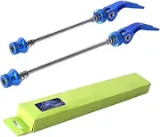 Front and Rear Skewers,Quick Release Skewer Clip Bolt Lever Set - Heavy Duty Aluminum Alloy Wheel Hub Lever Set for Road Bike