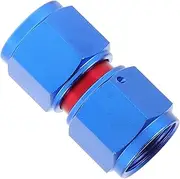 Mikinona Transfer Swivel Adapter AN8 Color Coded Blue-Red for Automotive Motorcycle Leakproof Easy Install Performance