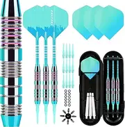 Lavishio Soft Tip Darts Sets - Soft Tip Darts for Electronic Dartboard Plastic Tip Darts Set with Aluminum Shafts + Extra 3 Dart Flights 3 Replace Plastic Shafts