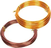 Aluminum Bonsai Wires Set 4pcs 2.5mm x 5m Bendable for Bonsai Tree Training Plant Climbing Wire