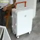 日系高顏值寬拉桿行李箱女萬向輪鋁框學生20寸耐用旅行箱男拉桿箱