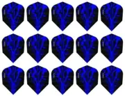 5 New Sets Harrows Rapide X Standard Dart Flights – Ships w/ Tracking - Blue