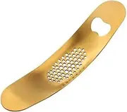 Gold Garlic Press Rocker Bottle Opener Gold Kitchen