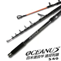 在飛比找momo購物網優惠-【CP值首選】OCEANUS 振出投釣竿 18尺540(振出