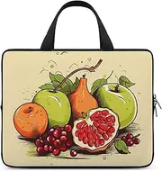 Laptop Case Sleeve Shockproof Computer Carrying Bag Fruit Painting Style Laptop Bag Tote Lightweight Notebook Case Cover Traveling Briefcase Handle Bags for Travel Business 13inch, Fruit Painting