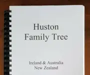 Huston Genealogy Australia Clunes Ballarat Victoria Family History Book