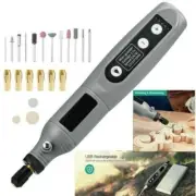 5 Speed Cordless Electric Mini Grinder Rotary Tool Drill Kit Accessories Set US