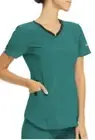 Scrubstar Womens V-Neck Active Scrub Top. Size XS NWT