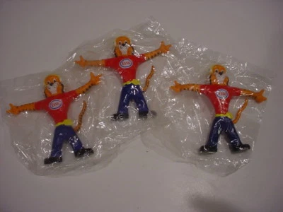 3 MISP ESSO TIGER BENDY Servicemen 3.5" tall