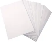 STOBOK Double-Sided Printing Photo Paper A4 Glossy Coated Paper for Printers 50 Sheets