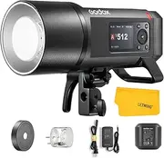 Godox AD600Pro II AD600 Pro II Portable All-in-One Outdoor Studio Flash Strobe Light, 600Ws High Power TTL Monolight, GN87 2.4G HSS 1/8000s, One-Tap Sync, 40W Bi-Color Modeling Light, Color Indicator
