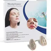 WoodyKnows Ultra-Breathable Nasal Filters, seasonal and dust allergies aid (Narrow, M, 6 Pack)