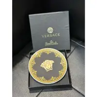 在飛比找蝦皮購物優惠-VERSACE 凡賽斯 LOGO 女王頭 托盤 陶瓷 盤子 