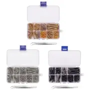 173 Pieces Guitar Screw Kits 9 Types Guitar Screws Assortment Sets with Springs