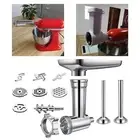 Shredder Meat Stuffer and Meat Grinder Fastening Slicer for Kitchen Aid