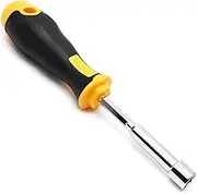 Piutouyar 10mm Socket Wrench Screwdriver, Hex Nut Driver, Steel Cushion Grip Screwdriver for Hand-Making, Repairs
