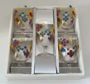 Stemware Glass Flower Love 5 Legs Sa Wood Lovely5 Retro