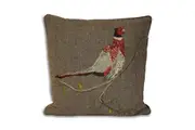 Riva Home Hunter Herringbone Pheasant Cushion Cover (Brown) (45x45cm)