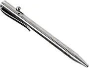 Luxury Bolt Action Pen Titanium Alloy G2 Compatible Writing Retractable Ballpoint Pen for Executive Professional Everyday Use, Bright Light