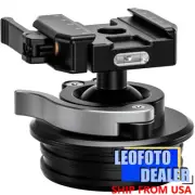 Leofoto Rapid Lever-Lock Ballhead w Integrated 75mm Bowl Adapter - STB-75X Arca