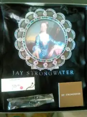 JAY STRONGWATER Round Muli Color Crystal Frame