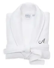 Linum Home Textiles Monogrammed Waffle Large/X-Large Terry Bathrobe, (A-Z)