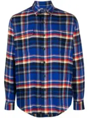 Polo Ralph Lauren Men's XXL Classic Fit Twill Workshirt Blue Plaid L/S $168 NWT