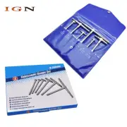 6 Piece Chrome Plate Expansion Gauge Set 5/16" - 6" Range T-Bore Hole Gauges