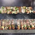 Easy to Clean Skewers Holder Compatible Kabob Skewers Rack Shawarma Smoker