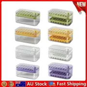 One-button Press Type Ice Mold Box Plastics Ice Cube Maker Ice Tray Mold TO
