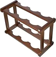 Slim Wine Rack Space-Saving Wine Bottle Holder Versatile for Kitchen or Room