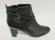 David Tate Inspire Ankle Booties, Black Leather, Women's 9.5 M