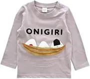 CHEEK ROOM(チークルーム) Long T-Shirt, Onigiri, Kids