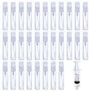 30Pcs 5ml Portable Mini Refillable Clear Glass Empty Perfume Bottles