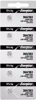 Energizer Batteries 364/363 (SR621W, SR621SW) Silver Oxide Watch Battery