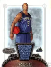 2007 Bowman Sterling Game Worn Jersey Craig Smith Timberwolves