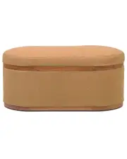 TOV Furniture Olivier Boucle Oval Storage Ottoman
