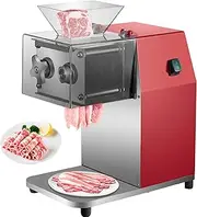 VEVOR 850W Commercial Meat Cutter Slicer, 250 KG/H Meat Cutter Machine, Commercial Meat Cutting Machine 2.5mm Heavy Duty, Stainless Steel Meat Slicer Shredder for Boneless Meat Soft Vegetables