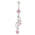 Navel Piercing Ring Sexy Bikini Decor Dangling Bikini Navel Ring Glossy