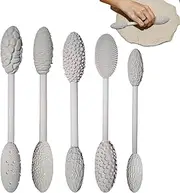 Clay Texture Tools, Sculpting Kit Multipurpose Pottery Roller, Modeling Rolling Rod Small Pottery Texture Tools for Handicrafts Miniatures