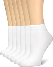 NevEND 6 Pairs Cotton Thin Ankle Low-cut Socks Athletic Lightweight for Women