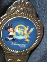 Disneyland Silver Plated Collectible Spoon Tinker Bell 15 Magical Years