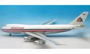 Inflight IF741743P American Airlines Boeing 747-100 N743PA Diecast 1/200 Model